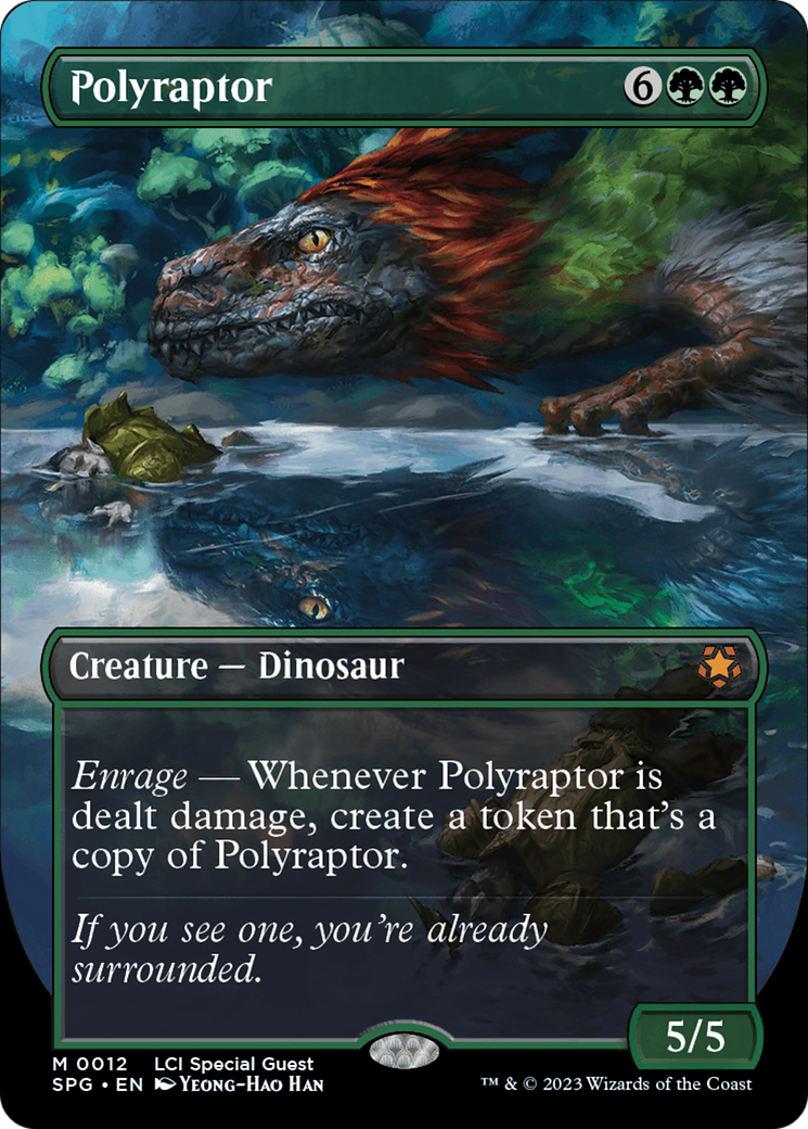 Polyraptor (Borderless) [The Lost Caverns of Ixalan Special Guests] | Rook's Games and More