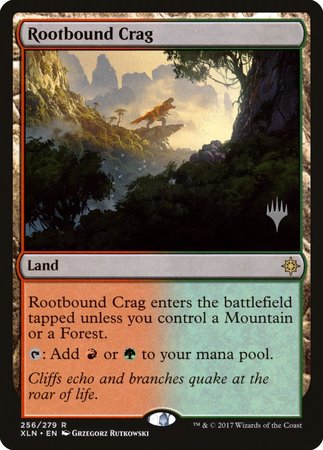 Rootbound Crag [Ixalan Promos] | Rook's Games and More