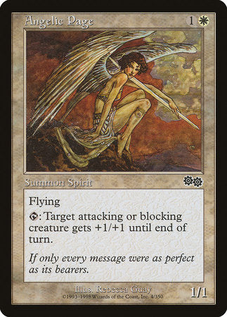 Angelic Page [Urza's Saga] | Rook's Games and More