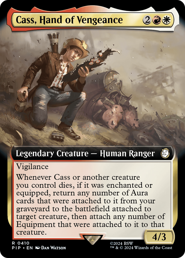Cass, Hand of Vengeance (Extended Art) [Fallout] | Rook's Games and More