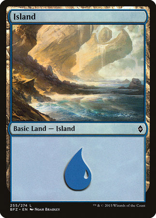 Island (255) [Battle for Zendikar] | Rook's Games and More