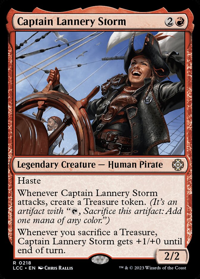 Captain Lannery Storm [The Lost Caverns of Ixalan Commander] | Rook's Games and More