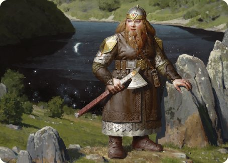 Mirrormere Guardian Art Card [The Lord of the Rings: Tales of Middle-earth Art Series] | Rook's Games and More
