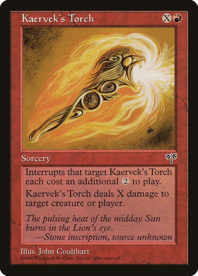 Kaervek's Torch [Mirage] | Rook's Games and More