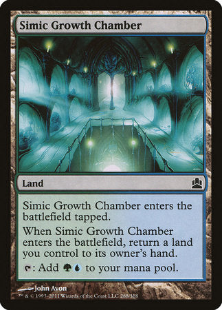 Simic Growth Chamber [Commander 2011] | Rook's Games and More