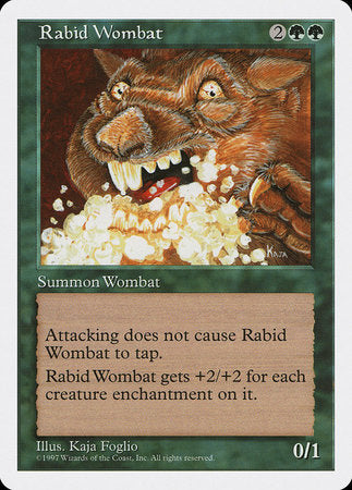 Rabid Wombat [Fifth Edition] | Rook's Games and More