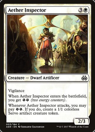 Aether Inspector [Aether Revolt] | Rook's Games and More