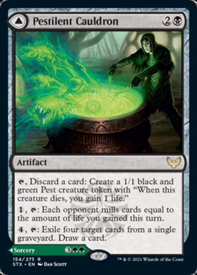 Pestilent Cauldron // Restorative Burst [Strixhaven: School of Mages] | Rook's Games and More