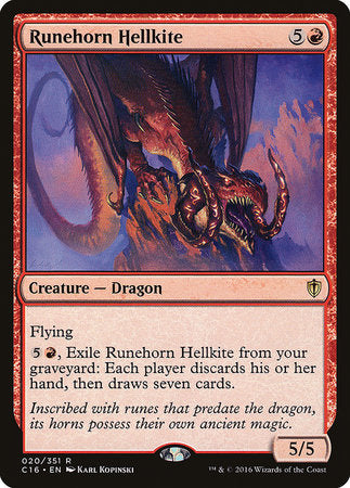 Runehorn Hellkite [Commander 2016] | Rook's Games and More