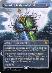 Sword of Body and Mind (Borderless) [Double Masters] | Rook's Games and More