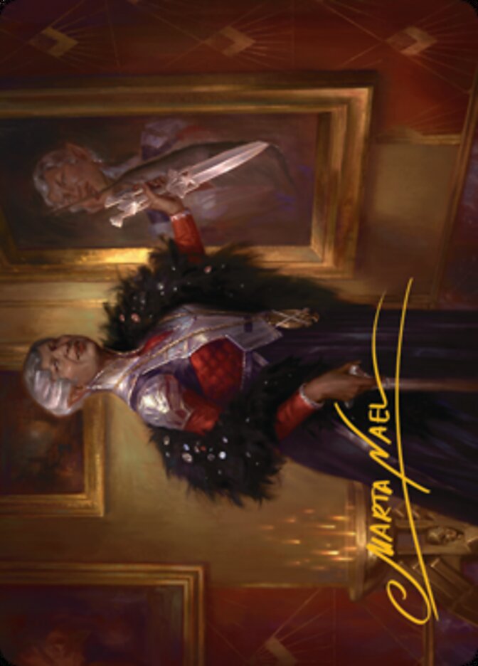 Evelyn, the Covetous Art Card (Gold-Stamped Signature) [Streets of New Capenna Art Series] | Rook's Games and More