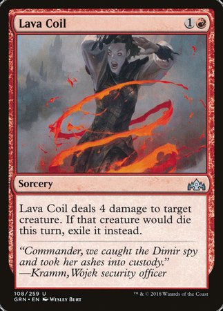 Lava Coil [Guilds of Ravnica] | Rook's Games and More
