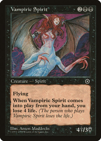 Vampiric Spirit [Portal Second Age] | Rook's Games and More