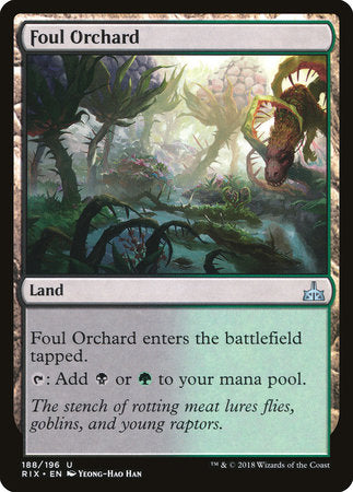 Foul Orchard [Rivals of Ixalan] | Rook's Games and More