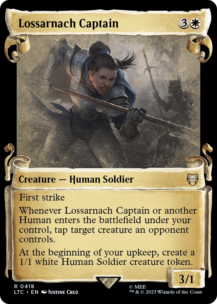 Lossarnach Captain [The Lord of the Rings: Tales of Middle-Earth Commander Showcase Scrolls] | Rook's Games and More