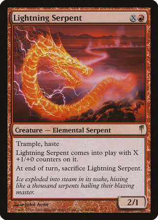 Lightning Serpent [Coldsnap] | Rook's Games and More