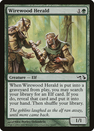 Wirewood Herald [Duel Decks: Elves vs. Goblins] | Rook's Games and More