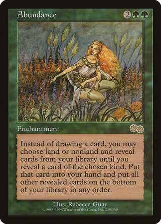 Abundance [Urza's Saga] | Rook's Games and More