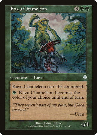 Kavu Chameleon [Invasion] | Rook's Games and More