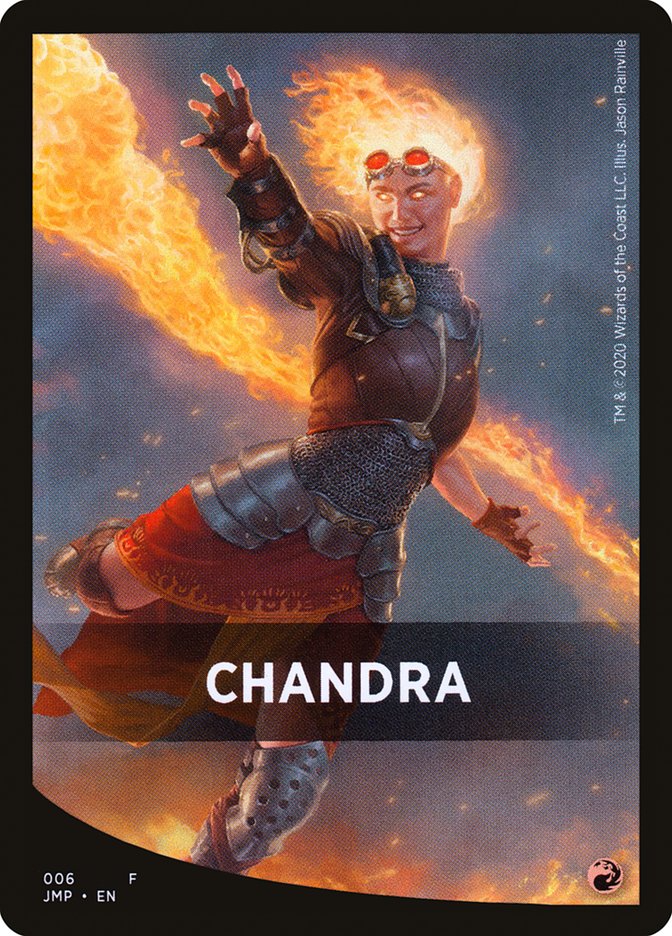 Chandra Theme Card [Jumpstart Front Cards] | Rook's Games and More