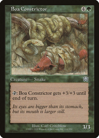 Boa Constrictor [Mercadian Masques] | Rook's Games and More