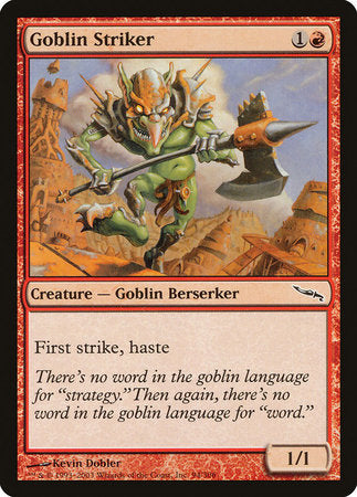 Goblin Striker [Mirrodin] | Rook's Games and More