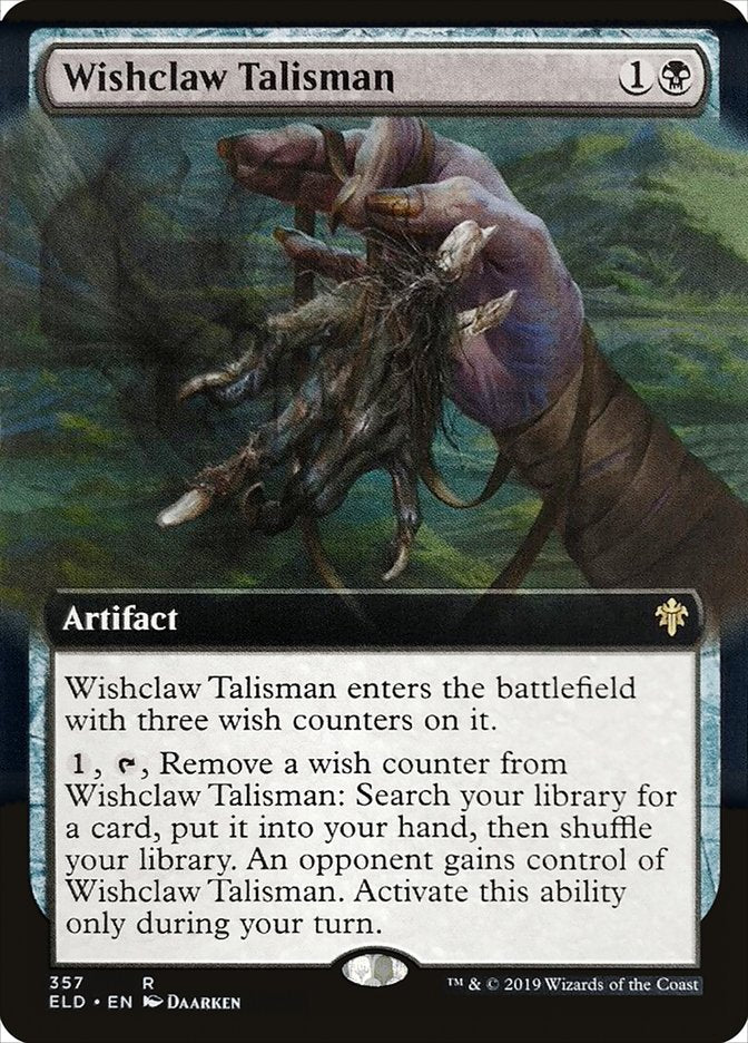 Wishclaw Talisman (Extended Art) [Throne of Eldraine] | Rook's Games and More