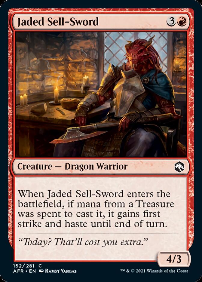 Jaded Sell-Sword [Dungeons & Dragons: Adventures in the Forgotten Realms] | Rook's Games and More