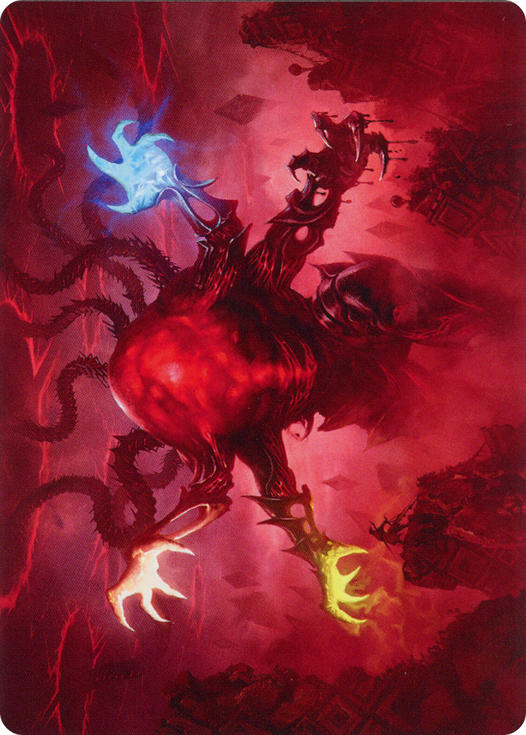 Omnath, Locus of All Art Card (51) [March of the Machine Art Series] | Rook's Games and More