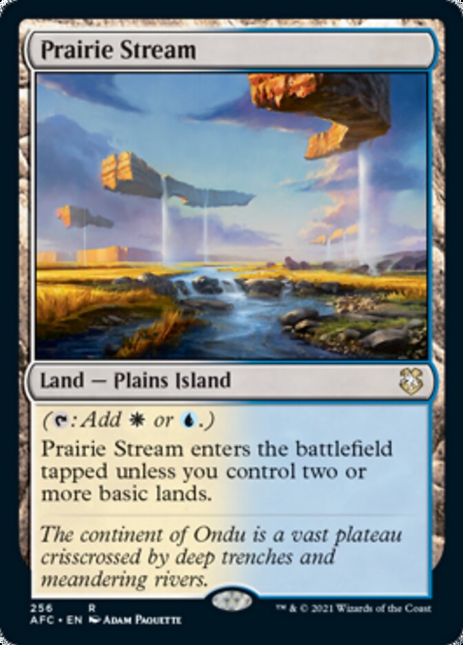 Prairie Stream [Dungeons & Dragons: Adventures in the Forgotten Realms Commander] | Rook's Games and More