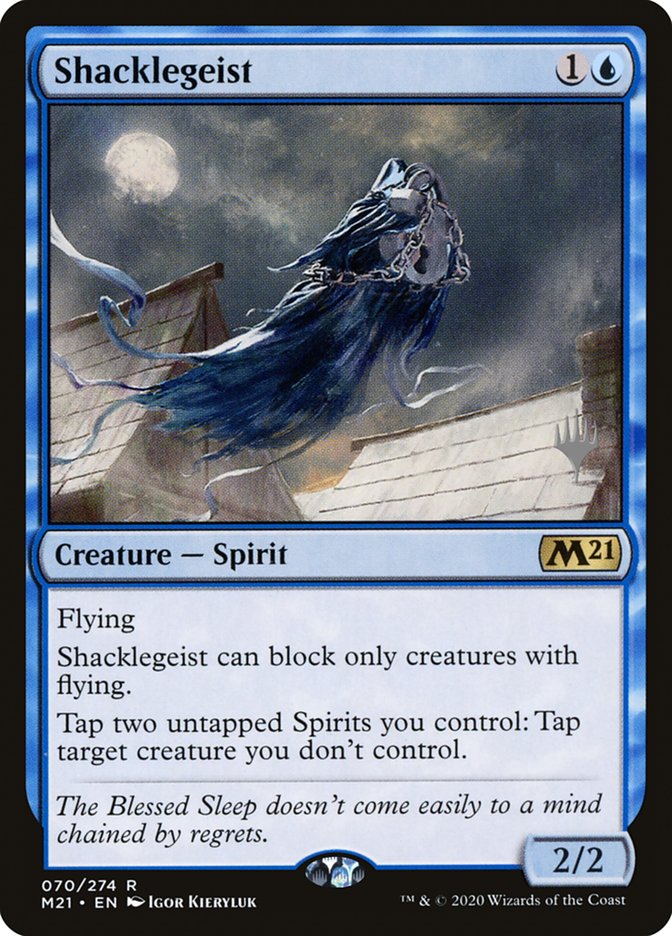 Shacklegeist (Promo Pack) [Core Set 2021 Promos] | Rook's Games and More