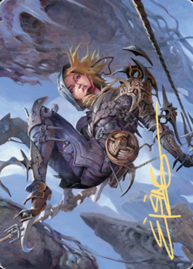 Blackbloom Rogue Art Card (Gold-Stamped Signature) [Zendikar Rising Art Series] | Rook's Games and More