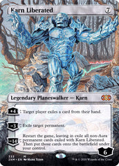 Karn Liberated (Borderless) [Double Masters] | Rook's Games and More