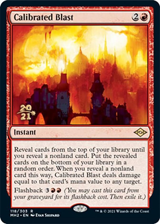 Calibrated Blast [Modern Horizons 2 Prerelease Promos] | Rook's Games and More