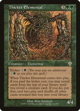 Thicket Elemental [Invasion] | Rook's Games and More