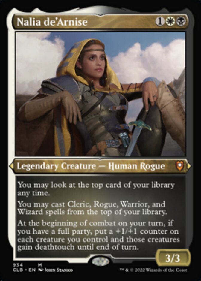 Nalia de'Arnise (Display Commander) (Foil Etched) [Commander Legends: Battle for Baldur's Gate] | Rook's Games and More