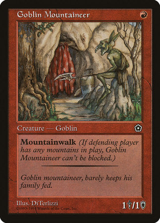 Goblin Mountaineer [Portal Second Age] | Rook's Games and More