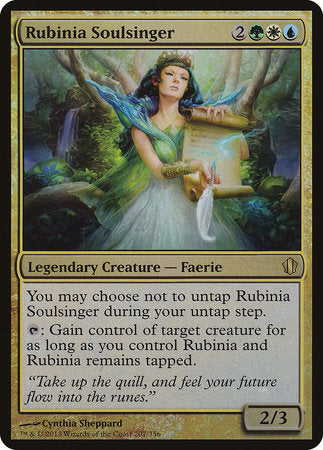 Rubinia Soulsinger (Commander 2013) [Commander 2013 Oversized] | Rook's Games and More