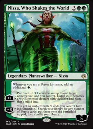 Nissa, Who Shakes the World [War of the Spark] | Rook's Games and More