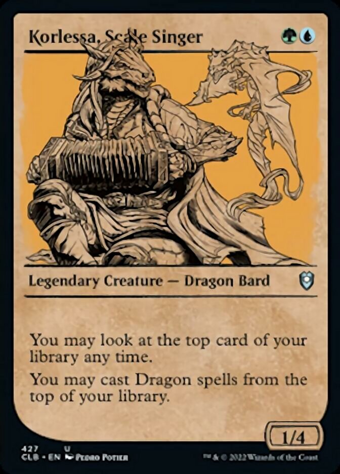 Korlessa, Scale Singer (Showcase) [Commander Legends: Battle for Baldur's Gate] | Rook's Games and More