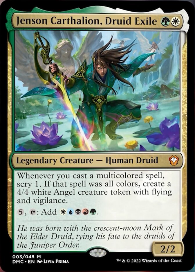 Jenson Carthalion, Druid Exile [Dominaria United Commander] | Rook's Games and More