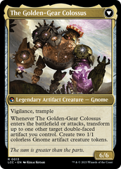 Tetzin, Gnome Champion // The Golden-Gear Colossus [The Lost Caverns of Ixalan Commander] | Rook's Games and More