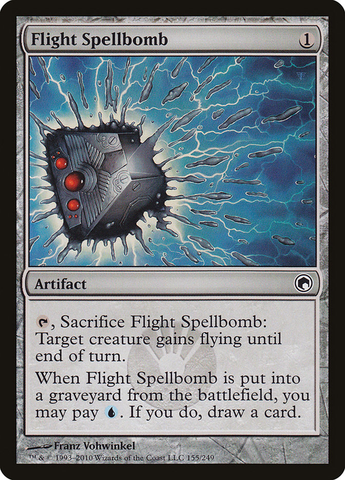 Flight Spellbomb [Scars of Mirrodin] | Rook's Games and More