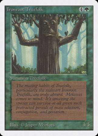 Ironroot Treefolk [Unlimited Edition] | Rook's Games and More