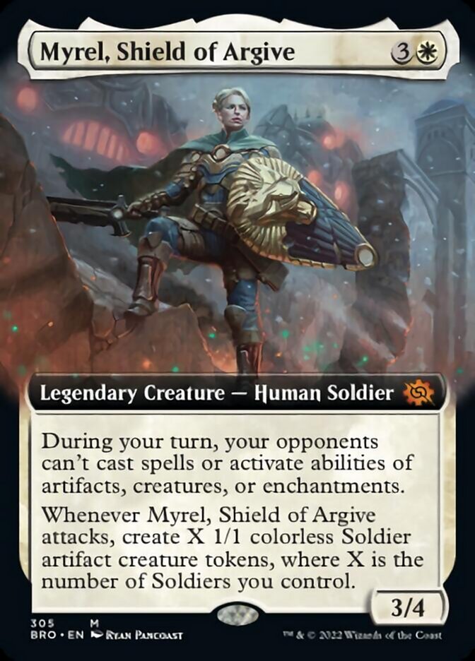 Myrel, Shield of Argive (Extended Art) [The Brothers' War] | Rook's Games and More