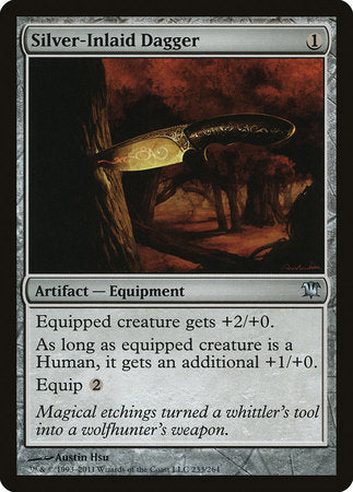 Silver-Inlaid Dagger [Innistrad] | Rook's Games and More