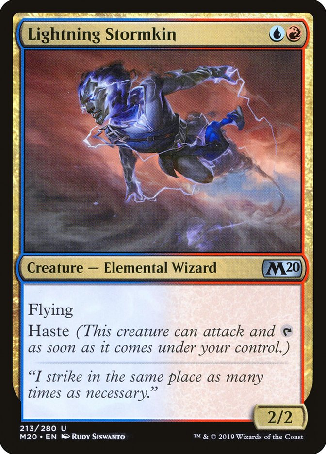 Lightning Stormkin [Core Set 2020] | Rook's Games and More