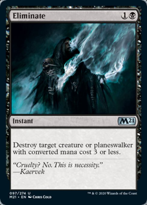Eliminate [Core Set 2021] | Rook's Games and More