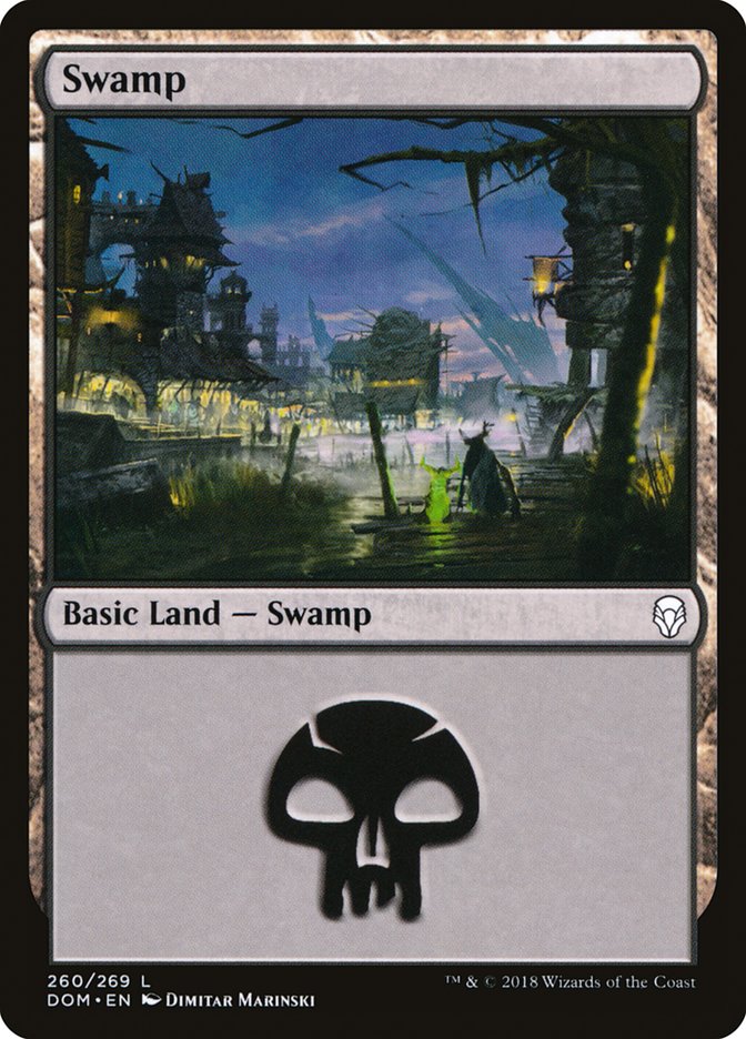 Swamp (260) [Dominaria] | Rook's Games and More