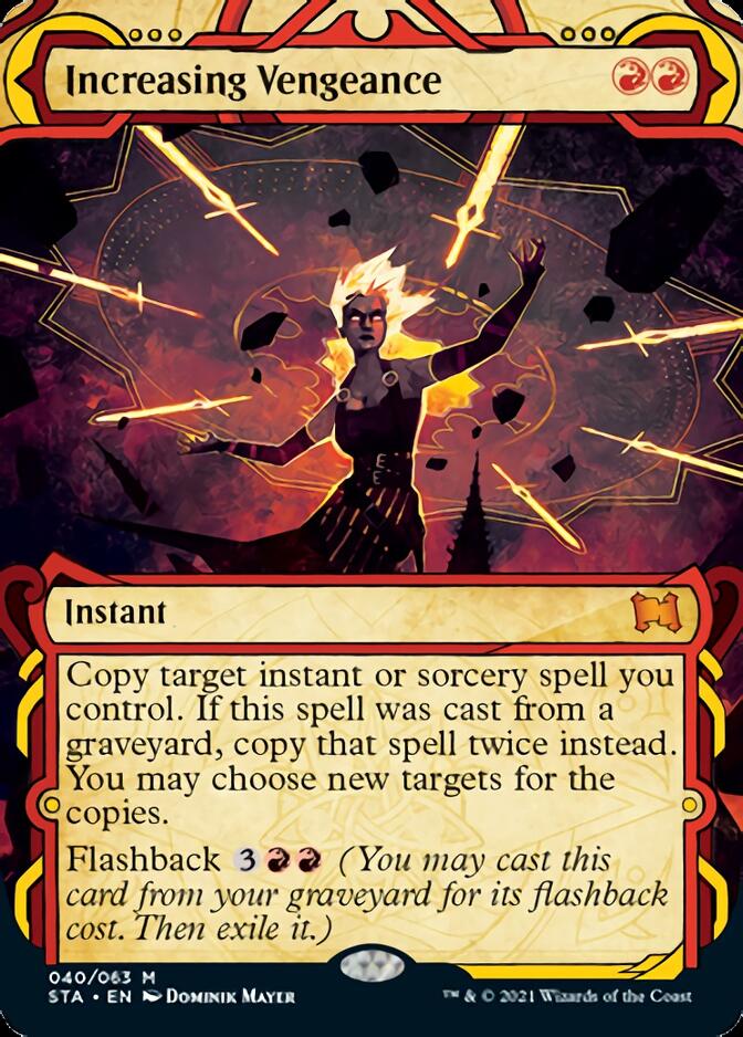 Increasing Vengeance (Etched Foil) [Strixhaven Mystical Archive] | Rook's Games and More